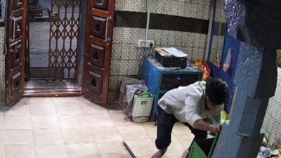 திருவண்ணாமலை கோயில் உண்டியல் திருட்டு - சிசிடிவி வெளியீடு!