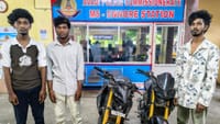சென்னையில் பைக் சாகசம் செய்து ரீல்ஸ் வெளியிட்ட 3 பேர்.....