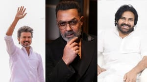 Bobby Deol: என் கூட நடிக்கிறவங்க எல்லாம் அரசியலுக்கு போயிடுறாங்க- கலகலப்பாக பேசிய பாபி தியோல்! Bobby Deol: என் கூட நடிக்கிறவங்க எல்லாம் அரசியலுக்கு போயிடுறாங்க- கலகலப்பாக பேசிய பாபி தியோல்!
