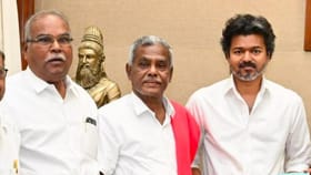 முதல்வர் விஜய்யைச் சந்தித்த சிபிஎம் சண்முகம்.. தவெக அமைச்சரவையில் இடமா? என்ன சொல்கிறார்?...