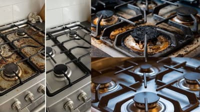 கறுப்பான கேஸ் பர்னரை நொடியில் பளபளக்க வைக்கும் டிப்ஸ் இதோ..!