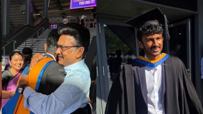 பேரனின் பட்டமளிப்பு விழாவில் மு.க.ஸ்டாலின் - வைரலாகும் படங்கள்