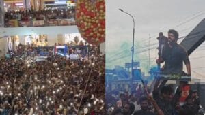 தளபதி விஜயின் ஜன நாயகன் படத்தின் ரிலீஸை கொண்டாடும் ரசிகர்கள்