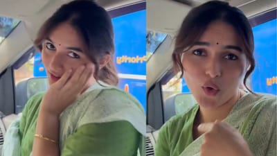 சூர்யா பட பாடலுக்கு கியூட் எக்ஸ்பிரஷன் கொடுத்த கயாடு லோஹர்