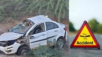 கார் டயர் வெடித்து விபரீதம்: பரிதாபமாக பறிபோன இரு உயிர்கள்!...