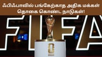அதிக மக்கள்தொகை கொண்ட 8 நாடுகளும் ஃபிஃபாவில் பங்கேற்கவில்லை..!...