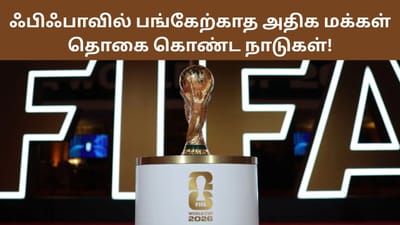அதிக மக்கள்தொகை கொண்ட 8 நாடுகளும் ஃபிஃபாவில் பங்கேற்கவில்லை..!