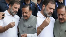 நீட் தேர்வு முறைகேட்டை எதிர்த்து போராட்டம்.. ராகுல் காந்தியுடனான பேச்சுவார்த்தை குறித்து மத்திய அமைச்சர் ஜிதேந்திர சிங் சொன்ன தகவல்.....