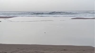 திடீரென உள்ளே வாங்கிய பட்டினம்பாக்கம் கடற்கரை!