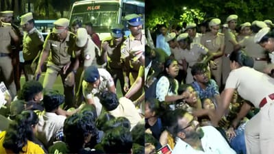 சென்னையில் கொந்தளித்த மாணவர்கள்.. குண்டுக்கட்டாக கைது!!