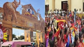 1000 கார்கள், 200-க்கும் மேற்பட்ட பேருந்துகளில் தவெக-வில் இணைய வந்த அதிமுக தொண்டர்கள்.. மகாபலிபுரத்தில் அலைமோதும் கூட்டம்.....