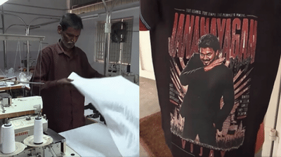 விஜய் ரசிகர்கள் மத்தியில் எகிறும் ஜனநாயகன் டி-ஷர்ட் விற்பனை!