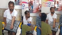 திரையரங்கில் விசில் சின்னத்தை பச்சை குத்திய மாவட்ட செயலாளர்!...