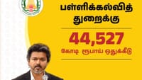பட்ஜெட்டில் பள்ளிக்கல்வித் துறைக்கு ரூ.44,527 கோடி ஒதுக்கீடு.....