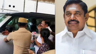 மீண்டும் மீண்டுமா... உதயநிதி காரில் ஏற சென்ற எடப்பாடி!