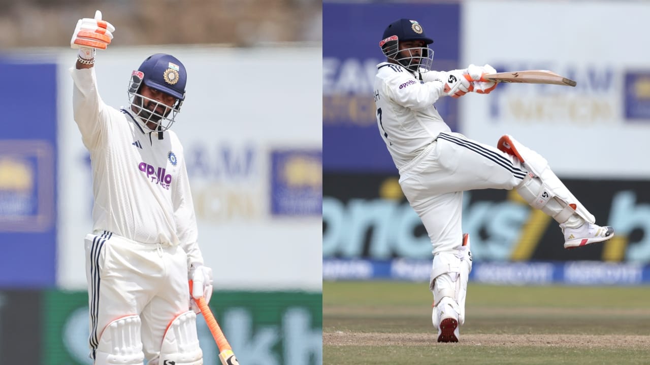 IND vs SL: டெஸ்ட் போட்டியில் 100 சிக்ஸர்கள்.. முதல் இந்தியர் என்ற சாதனையை படைத்த ரிஷப் பண்ட்!