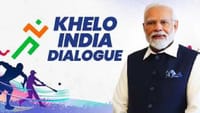 இளம் விளையாட்டு வீரர்களுடன் பிரதமர் மோடியின் இளைஞர் கலந்துரையாடல்...