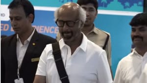 தர்மன் பட ஷூட்டிங்கிற்காக ஹைதராபாத் சென்ற சூப்பர் ஸ்டார் ரஜினிகாந்த் – வைரலாகும் வீடியோ தர்மன் பட ஷூட்டிங்கிற்காக ஹைதராபாத் சென்ற சூப்பர் ஸ்டார் ரஜினிகாந்த் – வைரலாகும் வீடியோ
