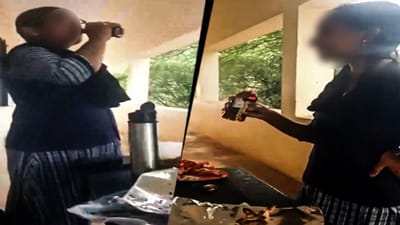 மது அருந்திய மாணவிகள்: தலைமை ஆசிரியை தலையில் விழுந்த இடி!