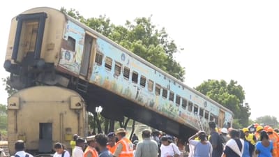 திருச்சியில் ரயில் விபத்து சோதனை - விரைவு மீட்பு பணி!