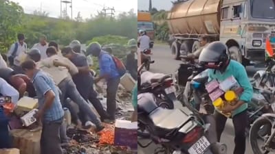 காலாவதியான சாக்லேட் - அள்ளிச் சென்ற பொதுமக்கள்!