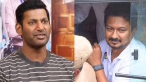 உதயநிதி பேசுனது தப்பு-னால தான் போலீஸ் அரெஸ்ட் பண்ணாங்க - விஷால்!