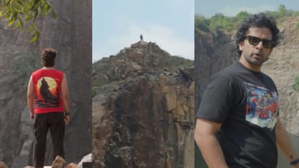 நோ ரோப்.. நோ டூப்.. 70 அடி உயரத்திலிருந்து குதித்த அசோக் செல்வன்!