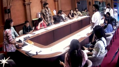 பிக்பாஸில் லீடரிடம் வாக்குவாதத்தில் ஈடுபடும் போட்டியாளர்கள்