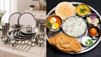 நம்ம வீட்டு எவர்சில்வர் தட்டுக்கு மேலைநாட்டில் இவ்வளவு மவுசா?!