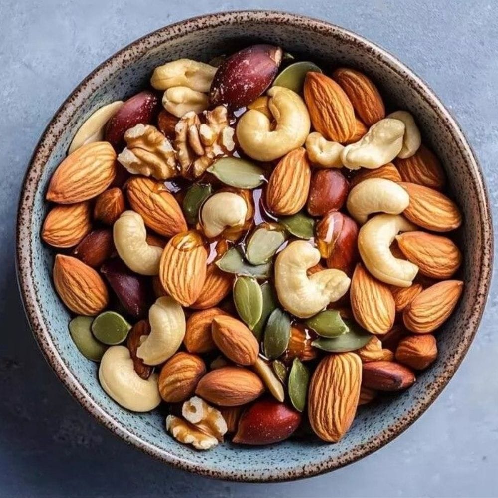 முந்திரி பருப்பில் மெக்னீசியம் மற்றும் நல்ல கொழுப்புகள் அதிகமாக உள்ளதால், இது உடலில் கொழுப்பு வளர்சிதை மாற்றத்தைச் சீராக வைத்து, எடையைக் கட்டுக்குள் வைத்திருக்க உதவுகிறது. மிதமான அளவில் முந்திரியை காலை அல்லது மாலை வேளையில் சாப்பிடுவது, இனிப்பு சாப்பிட வேண்டும் என்ற எண்ணத்தைக் கட்டுப்படுத்தி எடையைக் குறைக்க வழிவகுக்கும்.