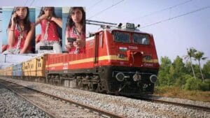 ரயிலில் டிக்கெட் கேட்டதால் ஆடைகளை கிழித்துக்கொண்ட இளம் பெண்!