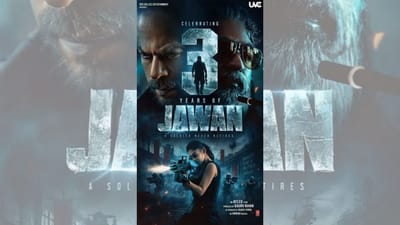 3 ஆண்டுகளை நிறைவு செய்தது ஷாருக்கானின் ஜவான் படம்...