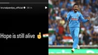இந்திய அணியில் கிடைக்காத இடம்.. விரக்தியில் க்ருனால் பாண்ட்யா..!...
