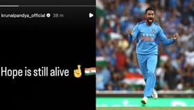 Team India: இந்திய அணியில் கிடைக்காத இடம்.. விரக்தியில் க்ருனால் பாண்ட்யா.. வைரலாகும் போஸ்ட்!...
