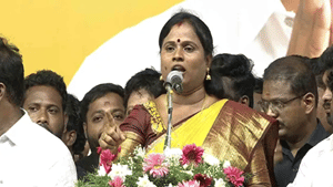 ‘ என்னை தோற்கடிக்க திமுக அதிமுக இணைந்து சதி செய்கிறது’ – தவெக வேட்பாளர் மரகதம் குமரவேல் குற்றச்சாட்டு..