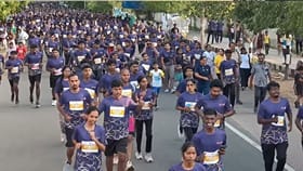 உலக இதய தினம்: திருச்சியில் நடந்த விழிப்புணர்வு மாரத்தான்.....