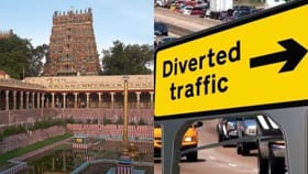 வாகன ஓட்டிகள் கவனத்துக்கு.... மதுரையில் போக்குவரத்து மாற்றம்!...