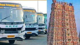 மீனாட்சி அம்மன் கோயில் குடமுழுக்கை முன்னிடசிறப்பு பேருந்துகள்...