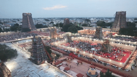 மீனாட்சியம்மன் கோயில் கும்பாபிஷேகம்.. விழாக்கோலம் பூண்ட மதுரை.....