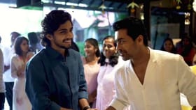 சீன் படத்தில் நஸ்லேனின் நடிப்பை பார்த்து வியந்த சூர்யா...