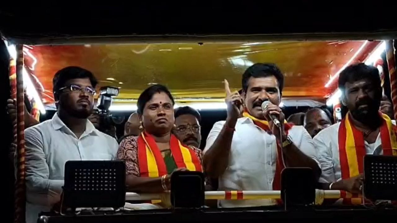 அதிமுக, திமுக இருவரையும் வீட்டுக்கு அனுப்ப வேண்டும்.. சட்டத்துறை அமைச்சர் நிர்மல்குமார்! அதிமுக, திமுக இருவரையும் வீட்டுக்கு அனுப்ப வேண்டும்.. சட்டத்துறை அமைச்சர் நிர்மல்குமார்!