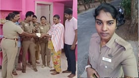 புற்றுநோயால் பாதிக்கப்பட்ட பெண் காவலர்.. உதவிய சக காவலர்கள்!...