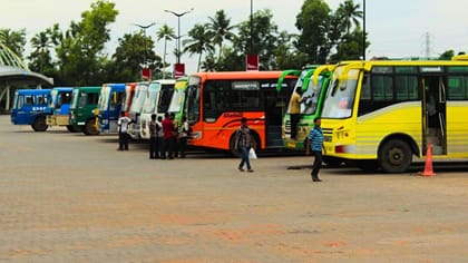 தனியார் பேருந்துகள் ஒருநாள் வேலைநிறுத்தப் போராட்டம்!