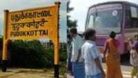 அரசு பேருந்தில் ஏற்றமறுத்து தள்ளிவிடப்பட்ட மாணவிகள்! 8 பேர் காயம்...