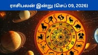 செப்டம்பர் 9 ராசிபலன்.. புதன்கிழமை யாருக்கு அதிர்ஷ்டம்...