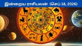 செப்டம்பர் 18ம் தேதி வெள்ளிக்கிழமை.. இன்றைய ராசிபலன்.....