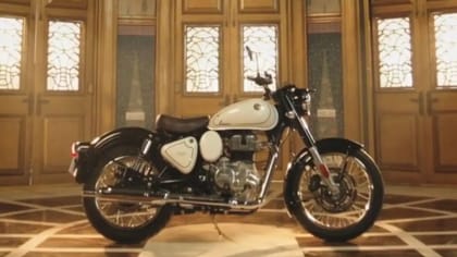 வெள்ளைக்குதிரை.. ராயல் என்ஃபீல்ட் கிளாசிக் 350 புதிய மாடல்