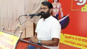 “ஆட்சி நடக்கவில்லை.. ரீல்ஸ் மட்டும் தான் ஓடுது!”.. முதல்வர் விஜய்யை சரமாரியாக தாக்கிய சீமான்!...