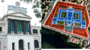 ரூ.1200 கோடியில் புதிய தலைமைச் செயலகம் அமைவது உறுதி.. எந்த இடத்தில் தெரியுமா.. தமிழக அரசு அரசாணை வெளியீடு! ரூ.1200 கோடியில் புதிய தலைமைச் செயலகம் அமைவது உறுதி.. எந்த இடத்தில் தெரியுமா.. தமிழக அரசு அரசாணை வெளியீடு!