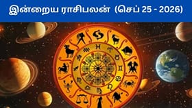 Rasi Palan Today: செப்டம்பர் 25ம் தேதி ராசிபலன் இன்று.. அதிர்ஷ்டம் தேடி வரும் ராசிகள் எவை?...